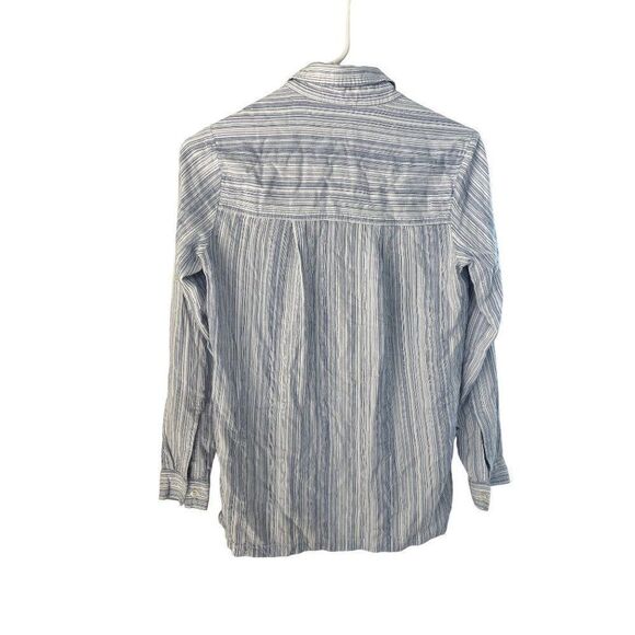 Athleta Peninsula Striped Button Top Size xs - Picture 5 of 5